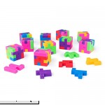 Super Z Outlet Colorful Puzzle Erasers Miniature Pencil Erasers Children Party Favors Classroom Student Prize Packs Brain Teasers Cubes B01IPUNLRA